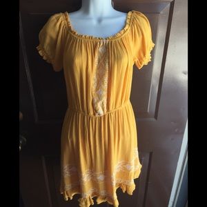 Golden Yellow Forever 21 Dress NWOT